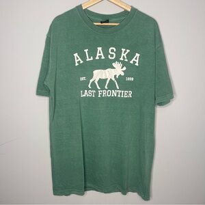 Alaska ‘Last Frontier’ Short Sleeve Crew Neck Tee (X-Large)